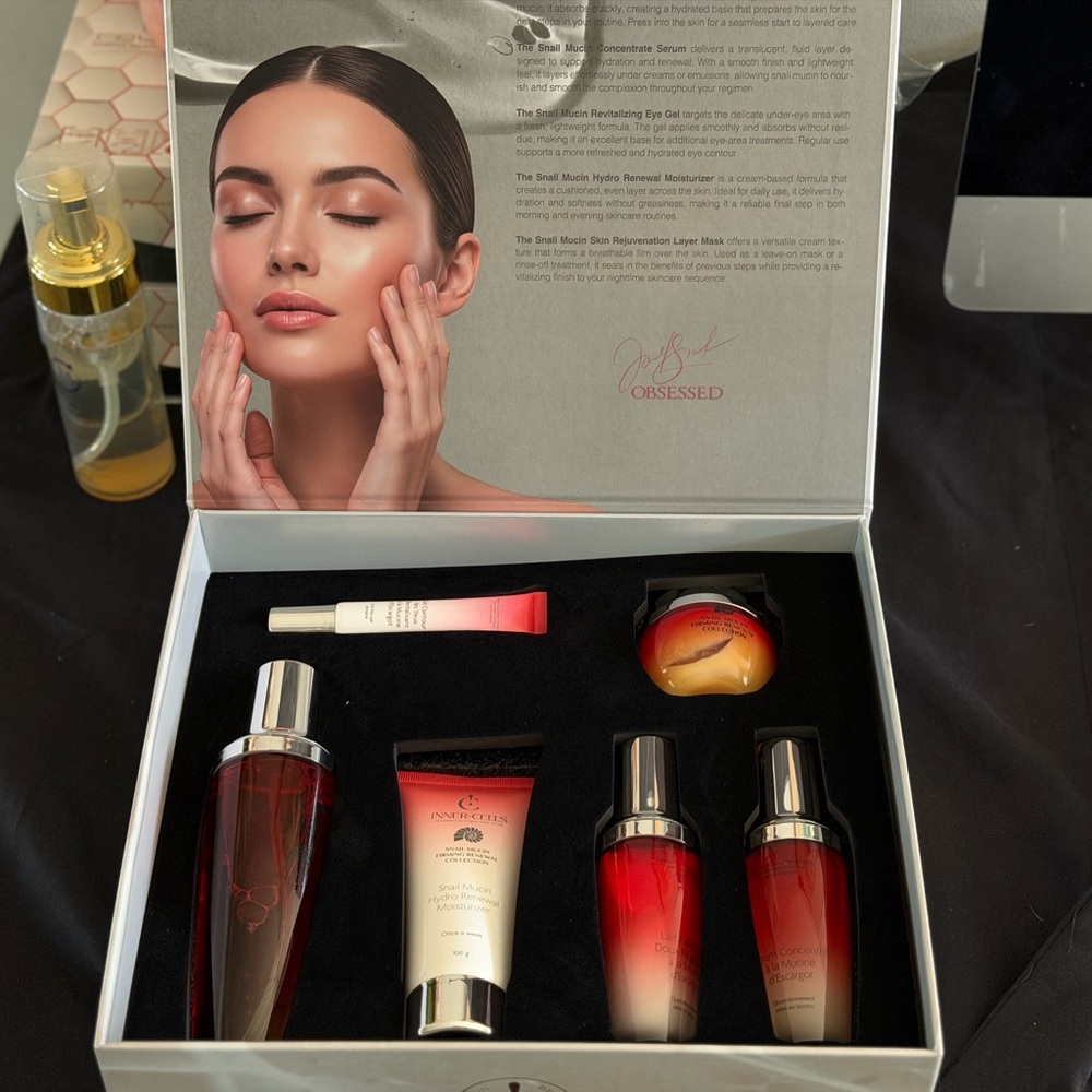 Red Skincare Serum & Face Oil Set